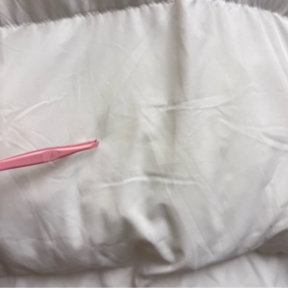 Fabletics White Wander Cropped Puffer Jacket 3X - Picture 9 of 9